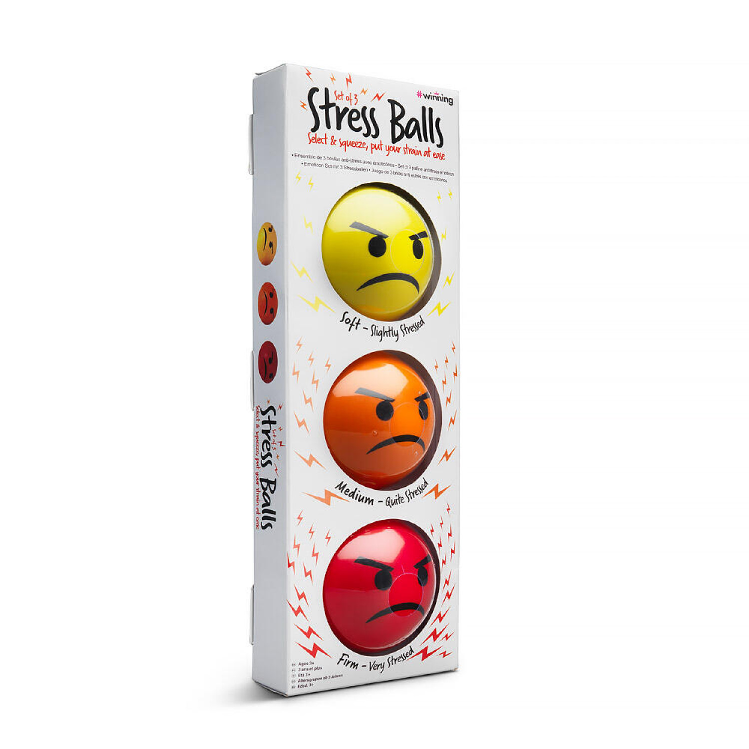The Source Emoticon (Set of 3) balls Αντιστρές μπαλάκια Emoticon σετ των 3