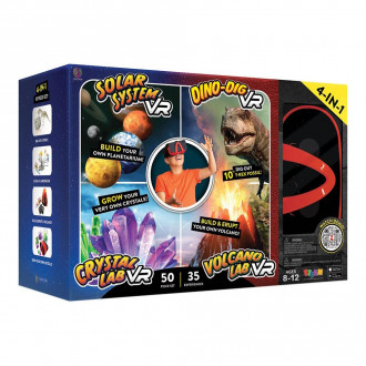 Abacus Brands Project Lab 4 in 1 Combo Pack VR Επιστημονικό σετ εικονικής πραγματικότητας – Πλήρης Αγγλική Έκδοση – Περιλαμβάνει Γυαλιά VR