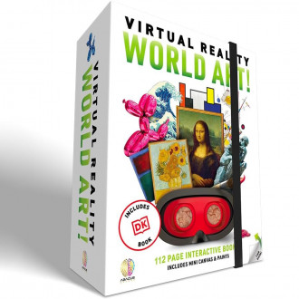 Abacus Brands VR Giftbox World Art! Σετ εικονικής πραγματικότητας – Πολυτελές Σετ Δώρου Για ηλικίες 8 ετών και άνω – Περιλαμβάνει Γυαλιά VR