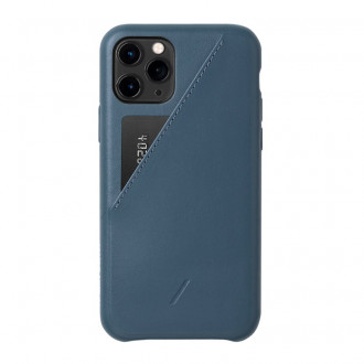 Native Union Clic Card Δερμάτινη Θήκη προστασίας για Apple iPhone 11 Pro με υποδοχή για κάρτες – μπλε