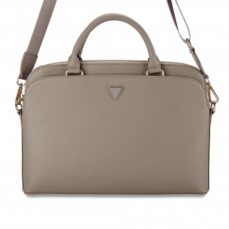 Guess Grained Triangle Logo Computer Bag 15