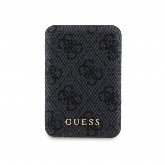 Guess 4G Leather Metal Logo Magsafe Powerbank 5000mAh 15W - Black