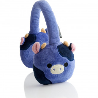 Lazerbuilt Squishmallows Ingred The Cow – Λούτρινα Ασύρματα Παιδικά Ακουστικά με Μικρόφωνο