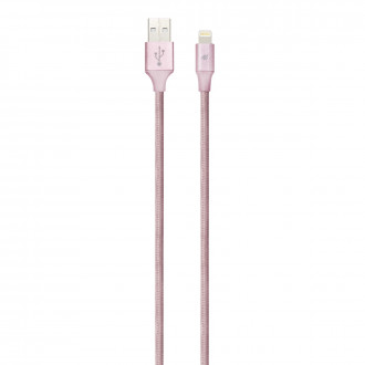 Καλώδιο iFrogz – Uniquesync Premium Lightning 1,5 m σε ροζ χρυσό χρώμα