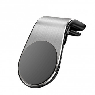 Maxlife MXCH-13 Magnetic Holder For Car Air Vent Μαγνητική βάση στήριξης Smartphone αεραγωγών αυτοκινήτου (Silver)
