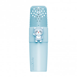 Maxlife Animal Ασύρματο Μικρόφωνο Karaoke για παιδιά με ηχείο (MXBM-500) (Μπλε)