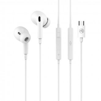 Tellur Attune In-Ear Headphones με Type-C Connector Ακουστικά σε λευκό χρώμα (TLL162292)