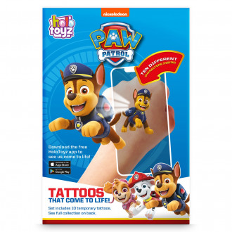 HoloToyz - Paw Patrol Augmented Reality Τατουάζ Επαυξημένης πραγματικότητας που ζωντανεύουν σε κινούμενα σχέδια