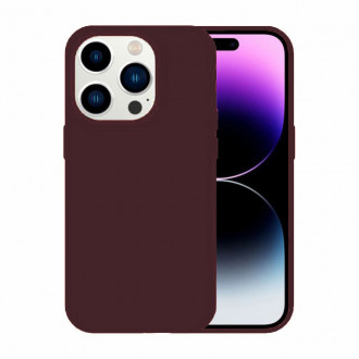 OEM Θήκη Rubber Ενισχυμένης Σιλικόνης για iPhone 15 Pro Max Μπορντό
