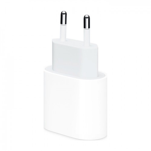 Apple Φορτιστής Τοίχου MHJE3ZM/A USB-C Wall Adapter 20W Λευκό