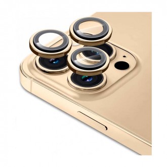 Aντιχαρακτικό Γυαλί Προστασίας Κάμερας iPhone 14 Pro / 14 Pro Max Χρυσό