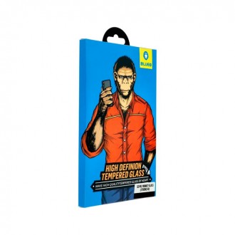 Blueo 5D Mr. Monkey Strong HD Full Cover Tempered Glass για iPhone 14 Plus Μαύρο