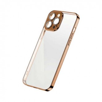Joyroom Chery Mirror Electroplated JR-BP909 Θήκη Πλάτης για iPhone 13 Pro Max Χρυσό