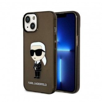 Karl Lagerfeld IML Ikonik NFT Back Cover Σιλικόνης για iPhone 14 Μαύρο