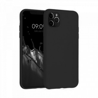 OEM Θήκη Rubber Ενισχυμένης Σιλικόνης για iPhone 11 Pro Μαύρο