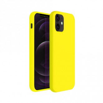 OEM Back Cover Θήκη Ενισχυμένης Σιλικόνης για iPhone 12 Mini Κίτρινο