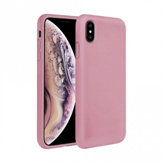 OEM Back Cover Θήκη Λεπτής Σιλικόνης Matte για iPhone X/ Xs Ροζ