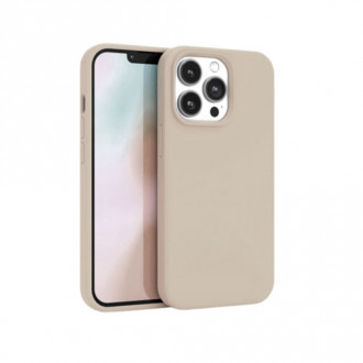 OEM Θήκη Rubber Ενισχυμένης Σιλικόνης για iPhone 13 Pro Max Μπεζ