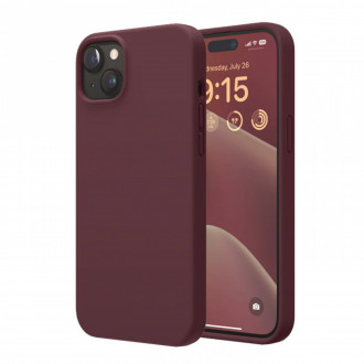 OEM Θήκη Rubber Ενισχυμένης Σιλικόνης για iPhone 14 Μπορντό