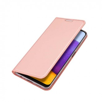 Dux Ducis Skin Pro Book Δερματίνης για Samsung Galaxy A22 4G Ροζ