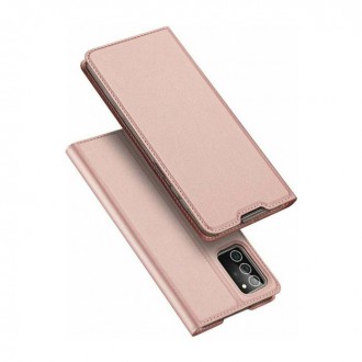 Dux Ducis Skin Pro Book Δερματίνης για Samsung Galaxy Note 20 Ροζ