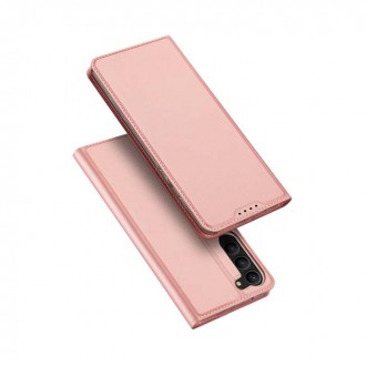 Dux Ducis Skin Pro Book Δερματίνης για Samsung Galaxy S23 Plus Ροζ