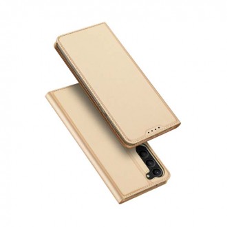 Dux Ducis Skin Pro Book Δερματίνης για Samsung Galaxy S23 Plus Χρυσό