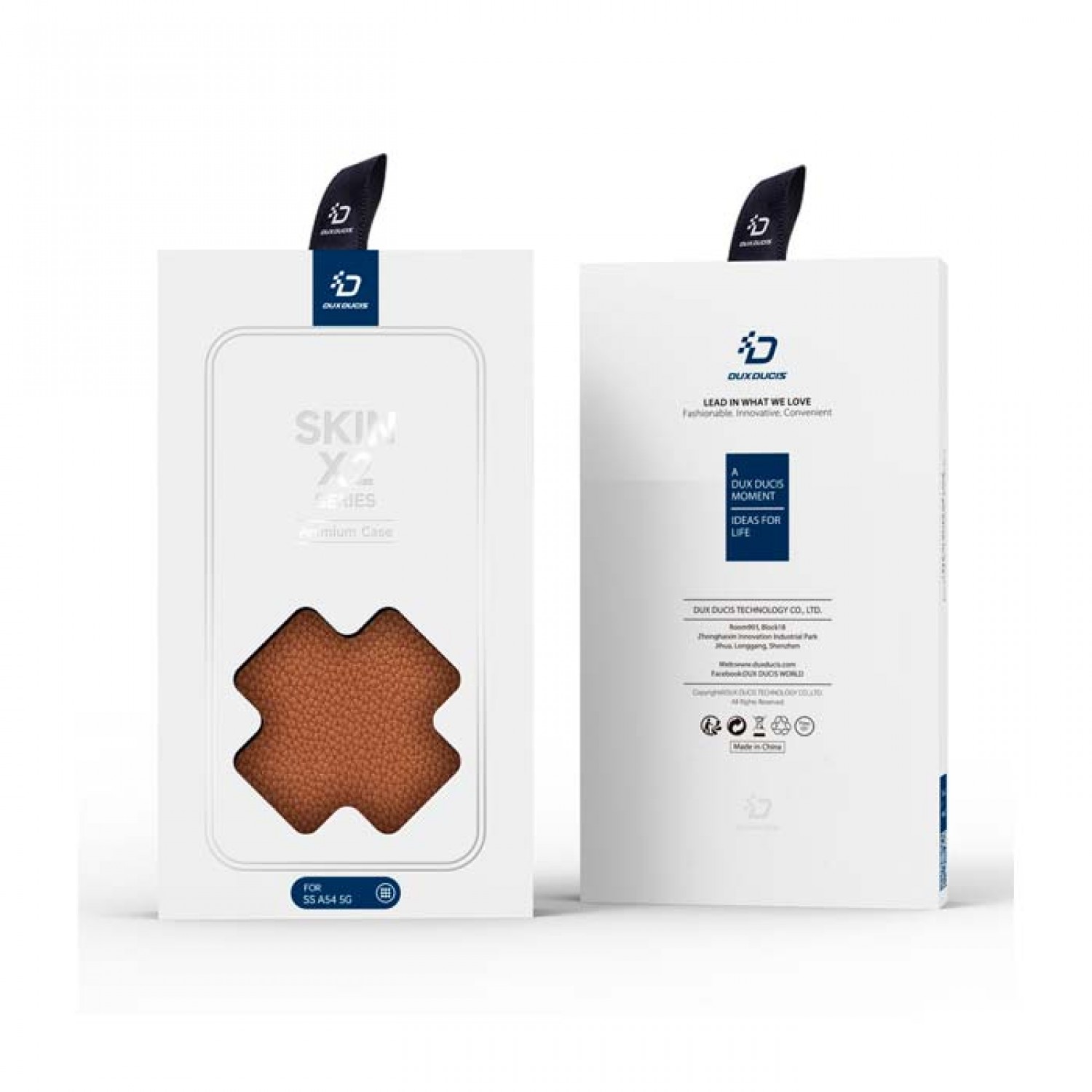 Dux Ducis Skin X2 Book Θήκη Δερματίνης για Samsung Galaxy A54 5G Καφέ