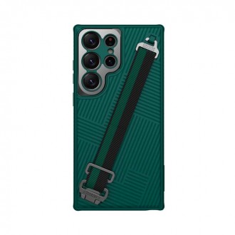 Nillkin Strap Hard Case Back Cover Θήκη Πλαστικό για Samsung Galaxy S23 Ultra Πράσινο