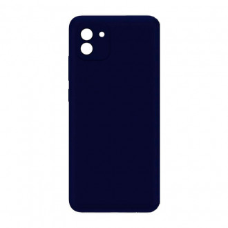 OEM Back Cover Θήκη Ενισχυμένης Σιλικόνης για Samsung Galaxy A03 Σκούρο Μπλε