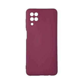 OEM Back Cover Θήκη Ενισχυμένης Σιλικόνης για Samsung Galaxy A12/ A12 Nacho Μπορντό