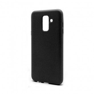 OEM Back Cover Θήκη Ενισχυμένης Σιλικόνης για Samsung Galaxy A6 Plus 2018 Μαύρο