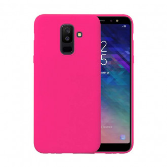 OEM Back Cover Θήκη Ενισχυμένης Σιλικόνης για Samsung Galaxy A6 Plus 2018 Φούξια