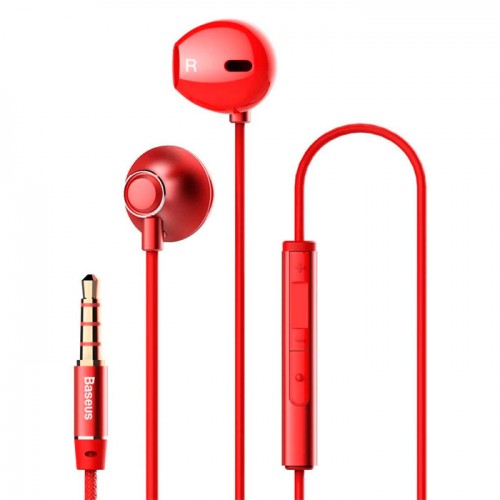 Baseus Encok H06 In-ear Handsfree με Βύσμα 3.5mm Κόκκινο