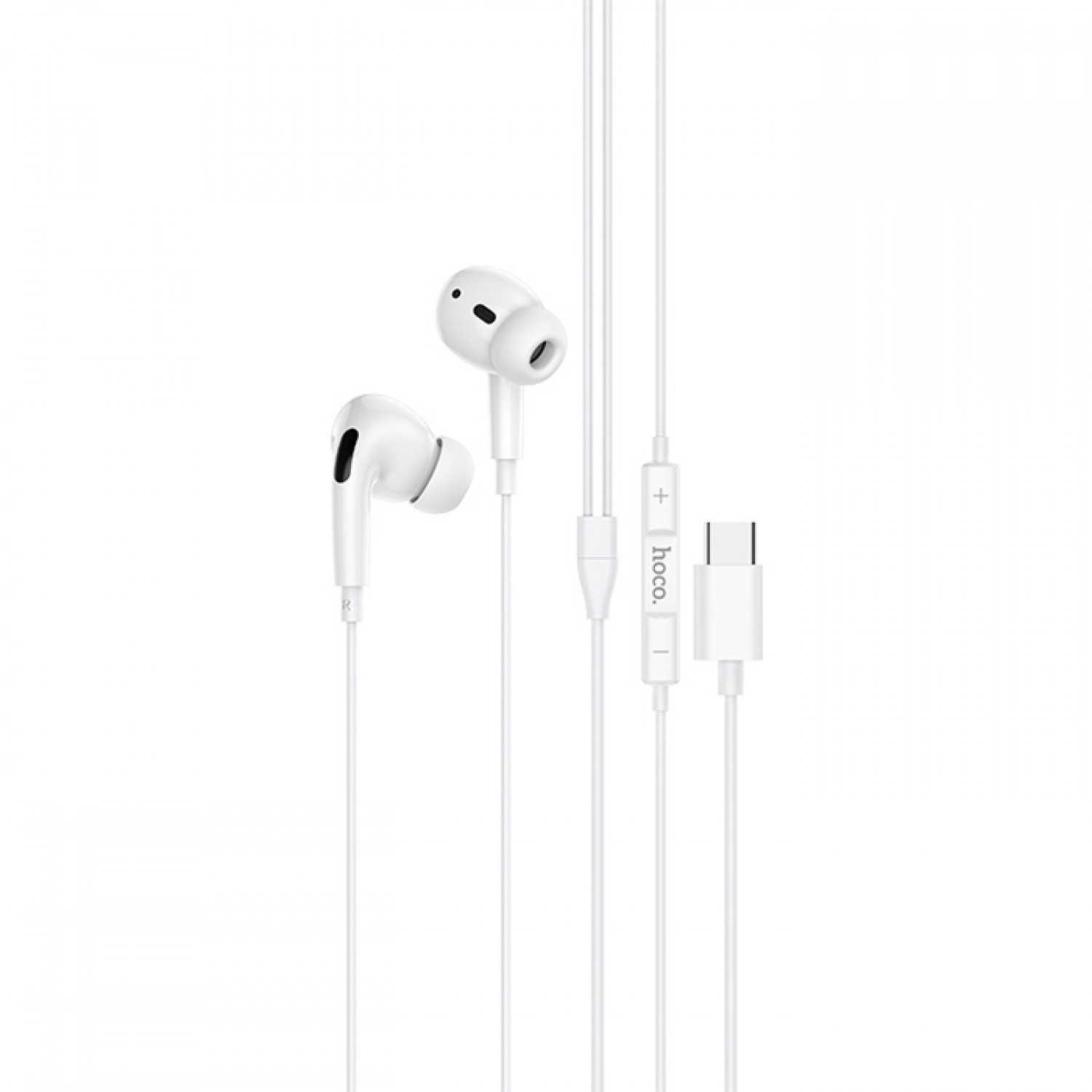 Hoco M1 Pro Type C In-ear Handsfree Ακουστικά Λευκό