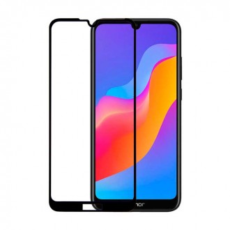 3D Full Cover Tempered Glass για Huawei Honor 8A/ Y6 2019 Μαύρο