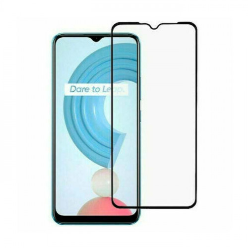 3D Full Cover Tempered Glass για Realme C21 Μαύρο