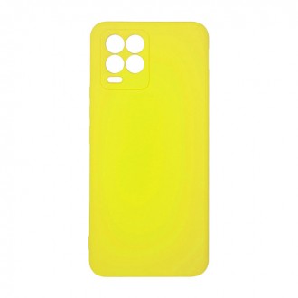 OEM Back Cover Θήκη Ενισχυμένης Σιλικόνης για Realme 8/ 8 Pro Κίτρινο