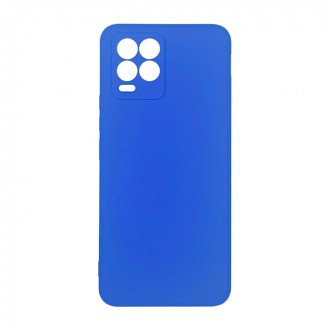 OEM Back Cover Θήκη Ενισχυμένης Σιλικόνης για Realme 8/ 8 Pro Μπλε
