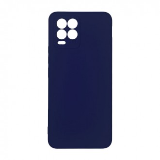 OEM Back Cover Θήκη Ενισχυμένης Σιλικόνης για Realme 8/ 8 Pro Σκούρο Μπλε