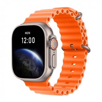 Z70 Ultra 49mm Smartwatch με Παλμογράφο Πορτοκαλί