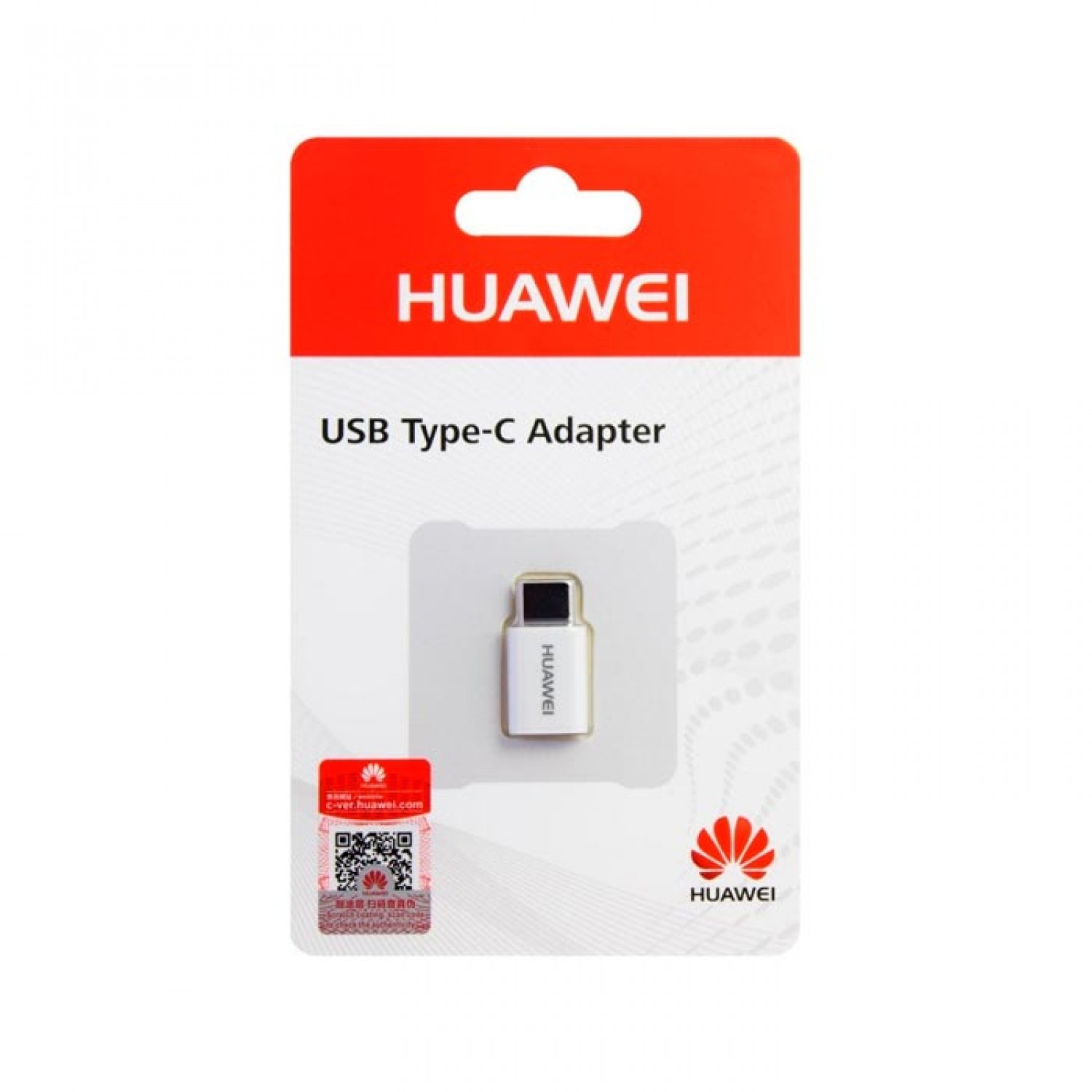 Αντάπτορας Huawei® AP52 Micro-USB to USB-C Λευκό