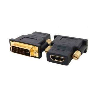 Powertech ADA-H003 Μετατροπέας DVI-D male σε HDMI female Μαύρο