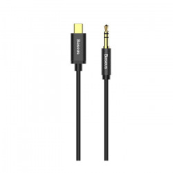Baseus Yiven CAM01-01 Καλώδιο USB-C male to 3.5mm male Μαύρο 1.2m