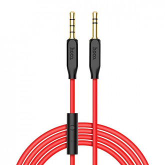Hoco UPA12 Cable 3.5mm male - 3.5mm male Κόκκινο 1m