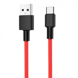 Hoco X29 USB 2.0 Καλώδιο USB-A to USB-C Κόκκινο 1m
