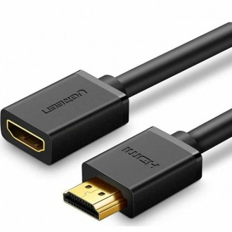 Ugreen 10140 HDMI 1.4 Καλώδιο Επέκτασης HDMI male to HDMI female 0.5m Μαύρο