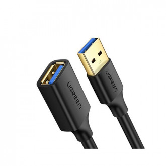 Ugreen USB 3.0 Cable USB-A male - USB-A female Μαύρο 1.5m