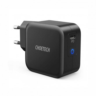 Choetech Φορτιστής Χωρίς Καλώδιο με Θύρα USB-C 60W Power Delivery Μαύρο