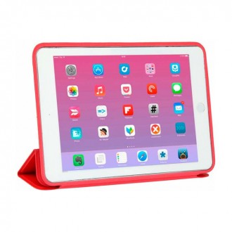 OEM Tri-Fold Flip Cover Δερματίνης για iPad Air 2014 Κόκκινο